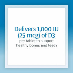 Natural Factors Vitamin D3 bottle back with dosage and ingredients details.