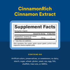 Natural Factors WellBetX CinnamonRich bottle pour demonstrating easy daily dosing