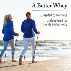 Blended glass of French Vanilla shake showing smooth texture and post-workout option
