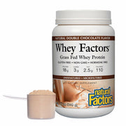 Natural Factors Whey Factors grass-fed whey tub for daily protein