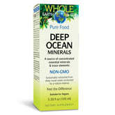 Natural Factors Whole Earth & Sea Deep Ocean Minerals bottle demonstrates daily mineral support.
