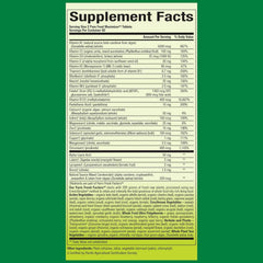 Natural Factors bottle back shows nutrition panel for balanced daily nutrient intake
