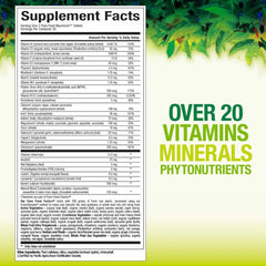 Natural Factors Prenatal tablets in front bottle highlight easy two-tablet daily routine