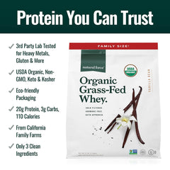 Natural Force Non-GMO verified whey supports clean daily nutrition.