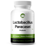 Natural Foundation Lactobacillus Paracasei bottle supports daily digestive balance.