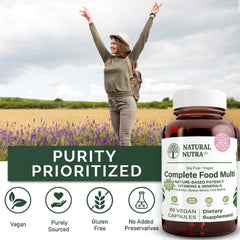Natural Nutra capsules in hand demonstrate easy daily intake.