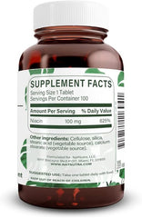 Natural Nutra Niacin tablets close-up highlighting smooth tablets for easy daily intake