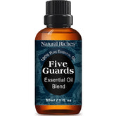 Natural Riches Five Guards bottle pour shows easy diffusion for a refreshing environment.