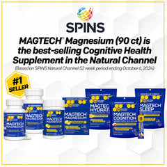 Natural Stacks MagTech label-science close-up showing Magtein for cognitive support