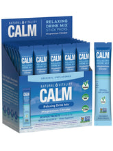Natural Vitality Calm original tub closeup highlighting unflavored magnesium powder for stress support