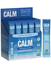 Natural Vitality Calm original tub closeup highlighting unflavored magnesium powder for stress support