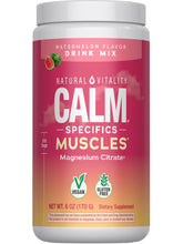 Natural Vitality Calm Specifics Muscles powder tub ready to mix for post-workout support