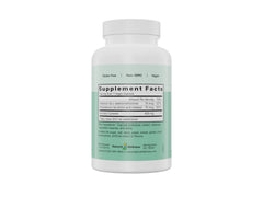 Natural Wellness NAC Plus label close-up highlighting non-GMO ingredients and gluten-free formulation.