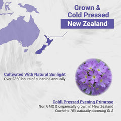 Naturalis label shows 10% GLA content for clear nutritional information.