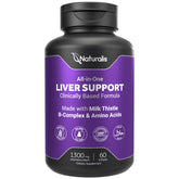 Naturalis Silymarin bottle closeup supporting liver wellness and detox routines