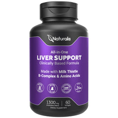 Naturalis Silymarin bottle closeup supporting liver wellness and detox routines