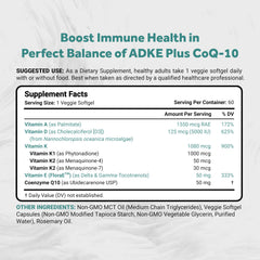 Naturalis Vegan Vitamin ADK softgels capsules for convenient daily supplementation
