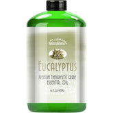 Naturalitana Eucalyptus essential oil bottle pour for versatile diffuser use and long-lasting aroma.