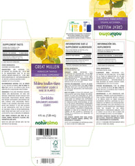 Great Mullein tincture drops ready for daily vegan use