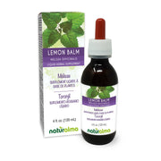 Naturalma lemon balm tincture bottle pour for easy daily drops