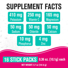NaturalSlim fruit punch stick packs ready for on-the-go hydration during workouts
