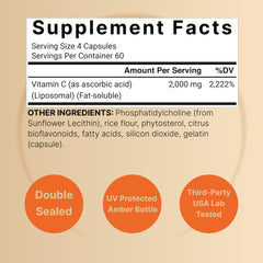 Close-up of NatureBell vitamin C capsules emphasizing high absorption benefits.