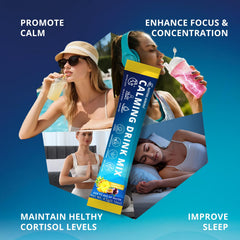 Nature Aurora bottle with ready-to-prepare drink for focus and calm