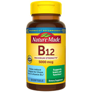 Nature Made Vitamina B12 5000 mcg softgeles para energía diaria