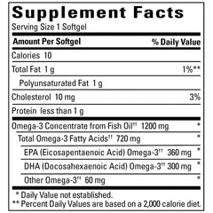 Close view of Nature Made Burp-Less softgels showing daily intake.