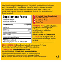 Nature Made CholestOff Plus daily dosage scene with two softgels.