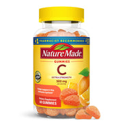 Nature Made Extra Strength Vitamin C 500 mg bottle for daily immune support.