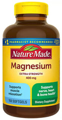 Nature Made High Potency Magnesium bottle front promotes daily energy support.