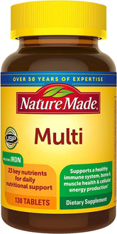 Nature Made Multi Complete tablets in bottle for daily nutritional support
