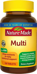 Nature Made Multi Complete tablets in bottle for daily nutritional support