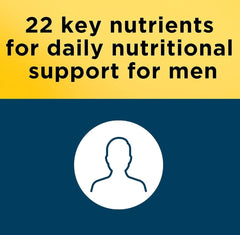Nature Made Multivitamin For Him tablets closeup showing pills for daily use