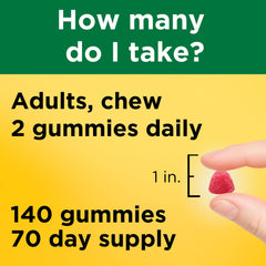 Orange flavor gummies support heart-healthy omega-3 intake.