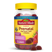Nature Made Prenatal Gummies bottle for daily prenatal support