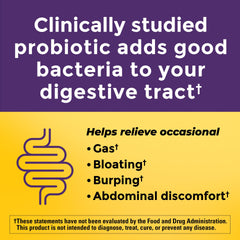Nature Made Probiotic + Prebiotic Fiber Gummies bottle label highlighting gluten-free formula.