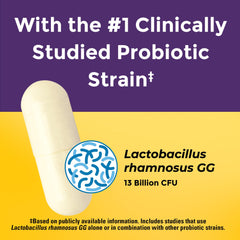 Front packaging of Nature Made Probiotics highlights gluten-free and vegetarian formulation.