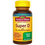 Nature Made Super D Immune Complex bottle for daily immune support.