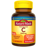 Nature Made Vitamin C 1000 mg time-release bottle; steady daily support