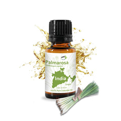 Nature Packaged Palmarosa oil bottle for skincare rituals with a delicate, uplifting aroma.
