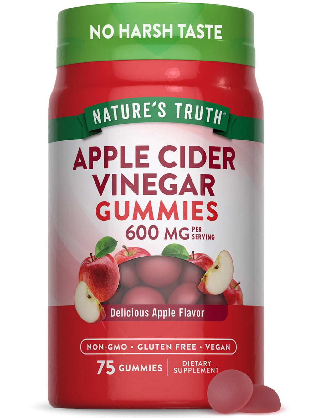 Nature's Truth Apple Cider Vinegar Gummies packaging for on-the-go wellness.
