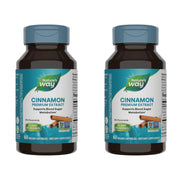 Nature's Way Cinnamon Extract bottle highlighting 8% flavonoids for daily flavor