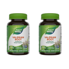 Nature's Way Valerian Root bottle for relaxing evenings and sleep support.