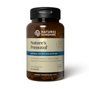 Nature's Sunshine Prenatal bottle showing essential vitamins for energy during pregnancy.