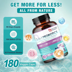 Nature Target Probiotics 30 strains supporting balanced digestion