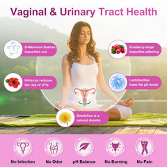 NATURE TARGET Probiotics for Women capsules close-up supports digestion.