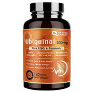 NATURE TARGET Ubiquinol CoQ10 bottle front for daily energy support