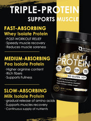 Nature Target Whey unflavored scoop in tub illustrates simple portion control and fueling.